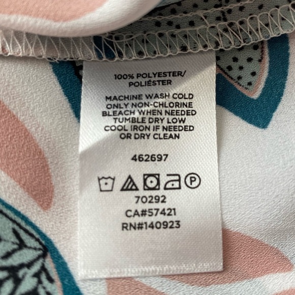 Loft Vine Flutter Cap Sleeve Blouse M - Picture 8 of 8